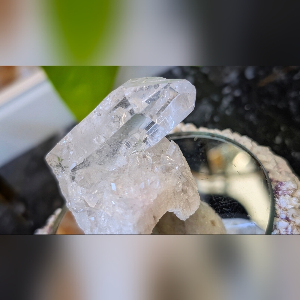 Clear Quartz Crystal Cluster